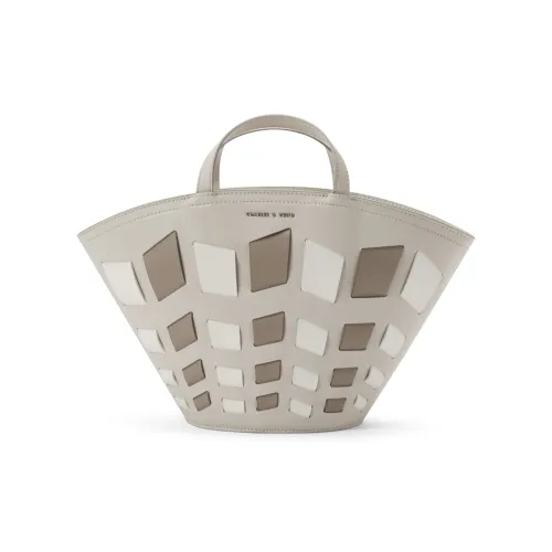 CHARLES KEITH Полиуретан Синтетическая Кожа Ведро-Формовая Сумка Сумка Сумка через плечо Средняя Женская Тауповая Бежевая