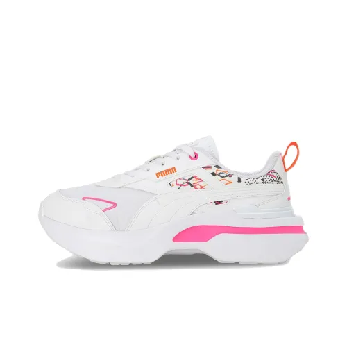 PUMA Kosmo Rider ARTISAN Низкий Топ Спортивная Повседневная Обувь Женская Белая Розовая