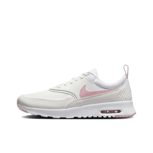 Nike Air Max THEA Премиум Амортизация Износостойкий Низкий Топ Спортивная Повседневная Обувь Женская Розовая Белая
