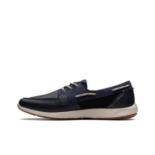 Clarks Casual Низкий Топ Морской Синий Мужской