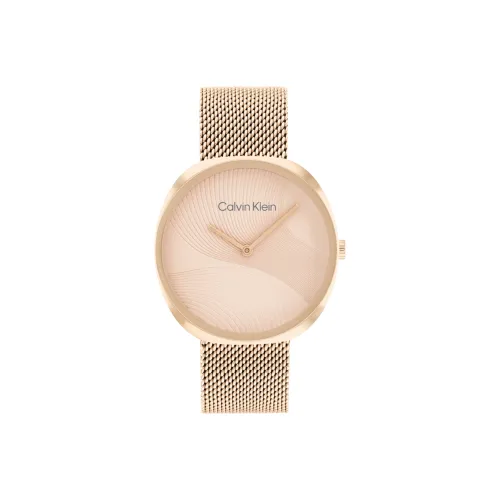 CK Calvin Klein Наручные часы Кварцевый механизм Ремешок из нержавеющей стали 36 Розовый циферблат Женские часы 25200247