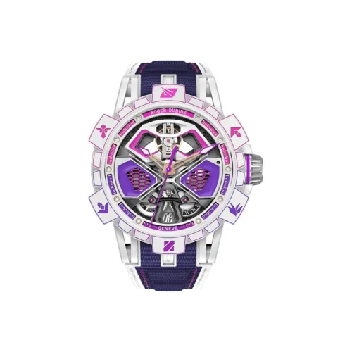 Roger Dubuis Механический механизм Мужские часы 45 мм Фиолетовый