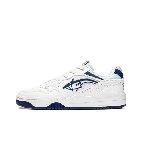 LINING Yuebai Ocean Resistant от износа Дышащие Низкие Кроссовки для скейтбординга Женские Белые