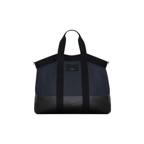 SAINT LAURENT Городская Сумка через плечо из полиамида большая мужская синяя