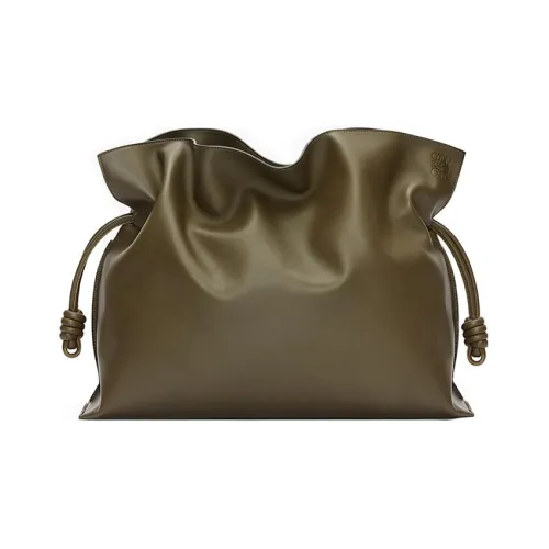 LOEWE Сумка из коровьей кожи сумка через плечо клатч экстра-большой женский темно-хаки зеленый