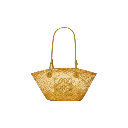 LOEWE Palm Leaf Телячья кожа Одно плечо Сумка Мини Женская Желтая