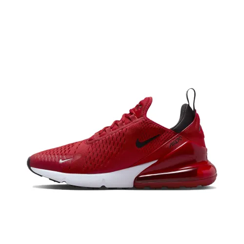 Nike Air Max 270 Low Топ Спортивная Повседневная Обувь Унисекс Белый Красный