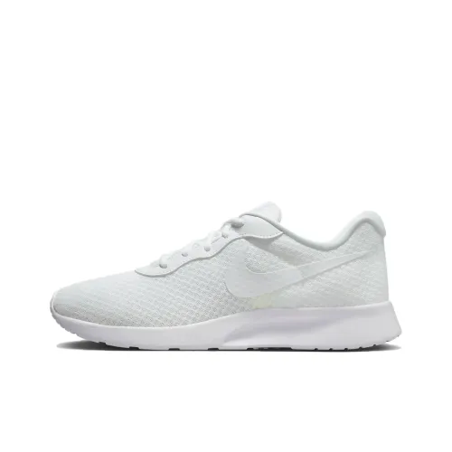 Nike Tanjun FlyEase Shock Absorbers Противоскользящий Низкий Топ Casual Мужской Белый