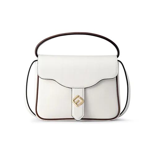 FION Сумка через плечо из коровьей кожи маленькая сумка женский цвет слоновая кость