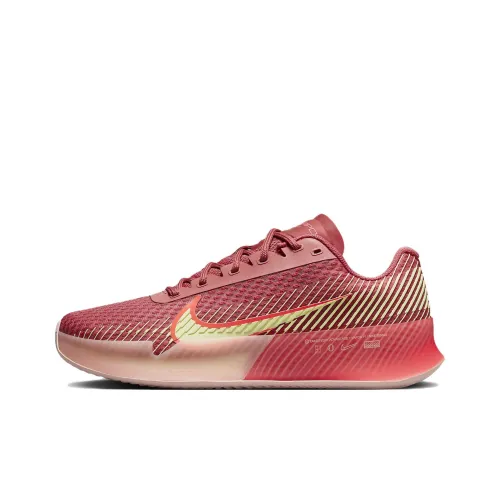 Nike Air Zoom Vapor 11 Амортизация Износостойкий Низкий Топ Кроссовки для тенниса Женские Красные