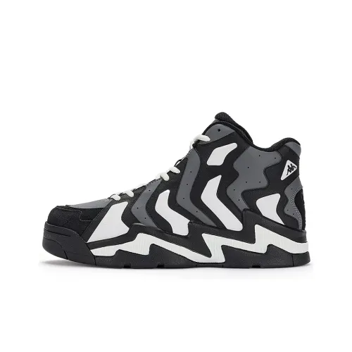 Кроссовки для скейтбординга KAPPA High Top Черный/Премиум Серый/Корейский Белый 990 Унисекс