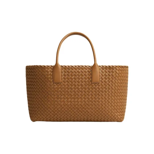 Bottega Veneta Sheepskin Tote Bag Shopping Bag Shoulder Bag Medium Women's Brown