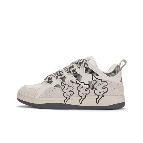 Кроссовки для скейтбординга KAPPA Low Top Белые Серые Унисекс