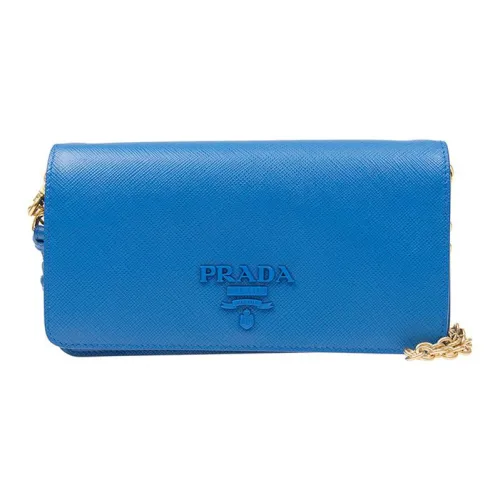 PRADA Сумка из коровьей кожи сумка через плечо сумка на плечо женская светло-синяя