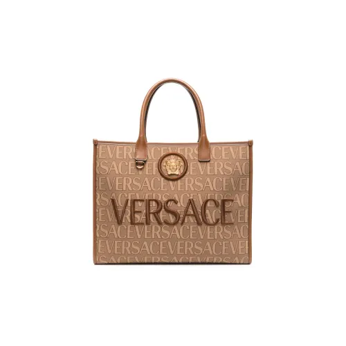 VERSACE JEANS COUTURE Коровья кожа Тоут Сумка Сумка для покупок Сумка Большая Женская Коричневая