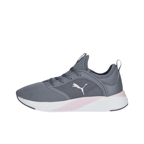 PUMA Softride Slip-Resistant Abrasion-Resistant Низкий Топ Беговые Кроссовки Женские Серый Белый Фиолетовый