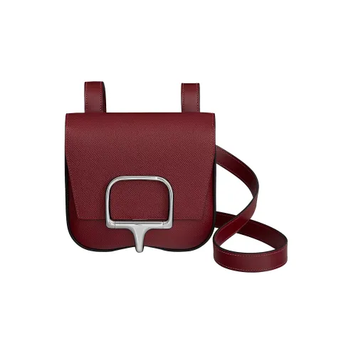 HERMES Della Cavalleria Epsom Sombrero Ll Телячья кожа Сумка через плечо Сумка на плечо Женская 55 Rouge H HERMES Красный