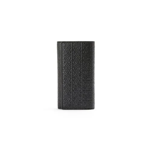 LOEWE Silk Calfskin Key Pouch Women's Black LOEWE Шелк Телячья кожа Key Pouch Женские Черный