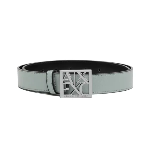 ARMANI EXCHANGE Ремень Женский Серый Зеленый Ширина 3 см