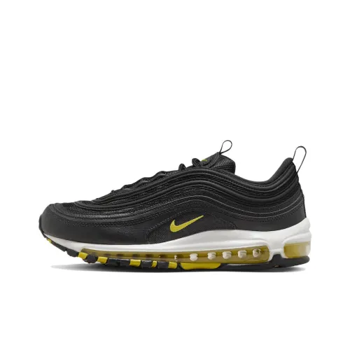 Nike Air Max 97 Износостойкий Дышащий Низкий Топ Спортивная Повседневная Обувь Мужская Черный Желтый