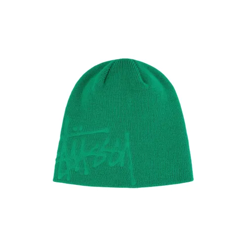 Stussy Акриловая Шапка-Бини Зеленая Унисекс