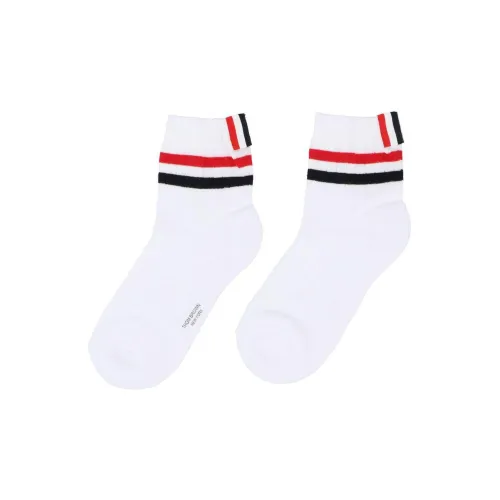 THOM BROWNE 1 шт Белые Женские Носки MID до икры