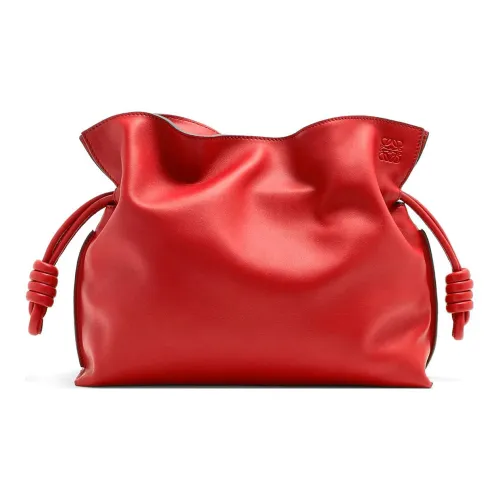 LOEWE Nappa Коровья кожа Одно плечо Через плечо Клатч Стандартный Женский Красный