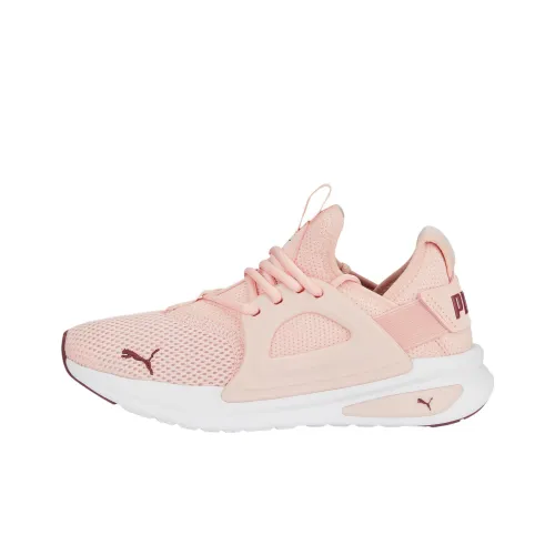 PUMA Softride Slip-Resistant Abrasion-Resistant Low-Top Беговые кроссовки Женские Розовые Белые