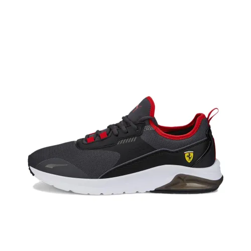 PUMA Ferrari ELECTRON E Низкий Топ Спортивная Повседневная Обувь Мужская Серый Черный Белый