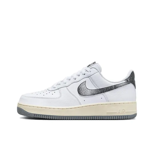 Nike Air Force 1 Low Топ Скейтборд Кроссовки Мужские Белые Серые