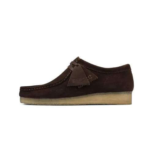 Clarks Мужская повседневная обувь, низкий топ, темно-коричневый, мужской