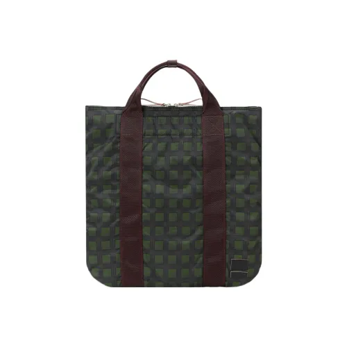 MARNI PORTER Collaboration Полиэстер Рюкзак Сумка Мужская Темно-зеленая