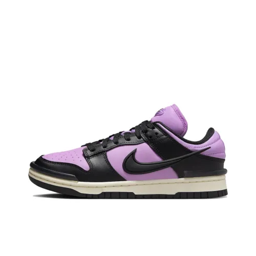 Nike Dunk 'Rush Fuchsia' Low Top Скейтборд Кроссовки Женские Розовый Черный