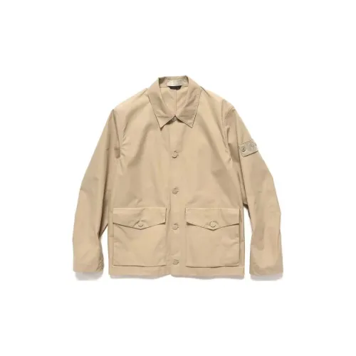 STONE ISLAND Ghost Collection Куртка Весна и Осенний Мужской Хаки