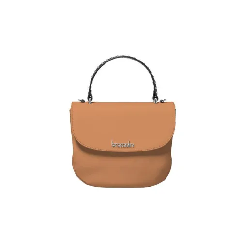 Braccialini Сумка через плечо из коровьей кожи маленькая сумка для женщин коричневый