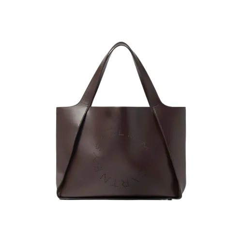 Stella McCartney Кожа Тоут Сумка Сумка для покупок Сумка на плечо Сумка обычная Женская Шоколадно-коричневый