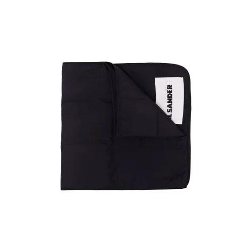 JIL SANDER Вязаные шарфы Черный Унисекс