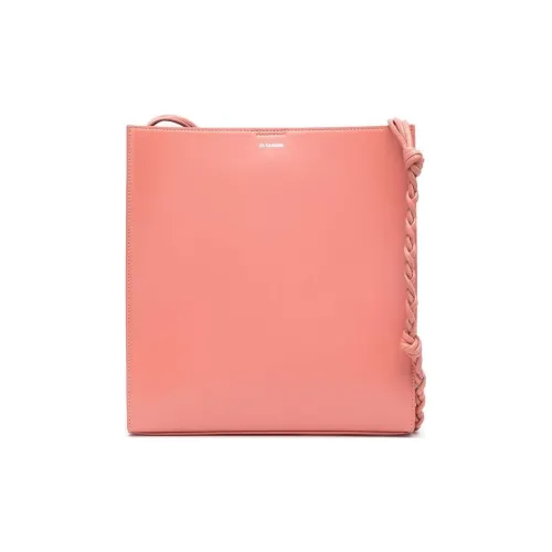 JIL SANDER Tangle Коровья кожа Сумка через плечо Сумка на плечо Средняя Женская Рубиновый красный