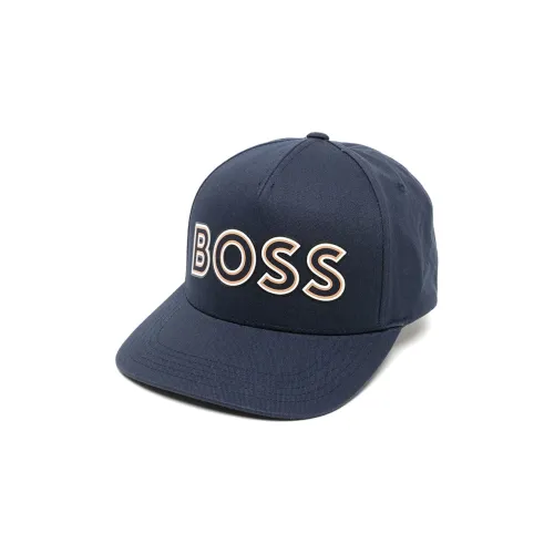 Hugo Boss Хлопковые кепки синие мужские