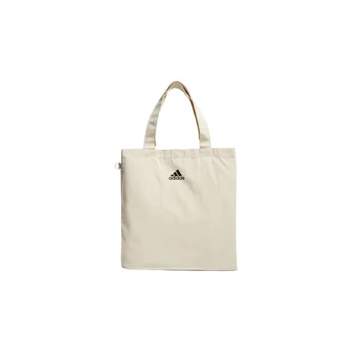 Adidas Хлопок Холст Одно Плечо Сумка Стандартная Мужская Бежевая