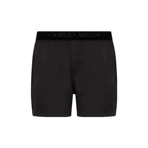 EMPORIO ARMANI Черные Мужские Штаны с Застежкой-молнией