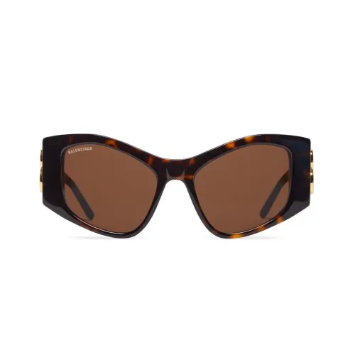 Balenciaga Нерегулярная форма Солнцезащитные очки Унисекс Черепаховый