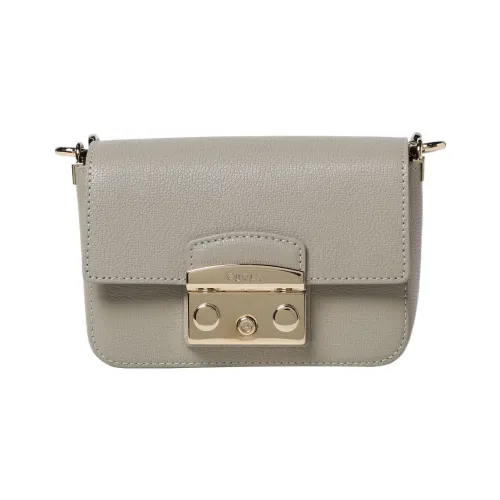 Furla Кожа Сумка через плечо Сумка на плечо Мини Женская Слон Серый