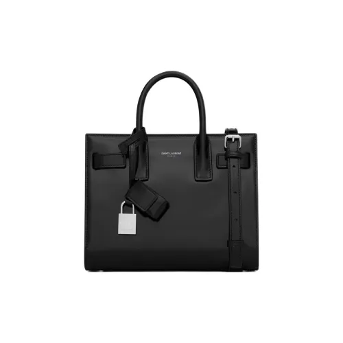 SAINT LAURENT SAC DE JOUR Сумка через плечо из телячьей кожи сумка Extra Mini женская черная