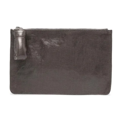Lemaire Linen Coin Purse Wallet Men's Gray