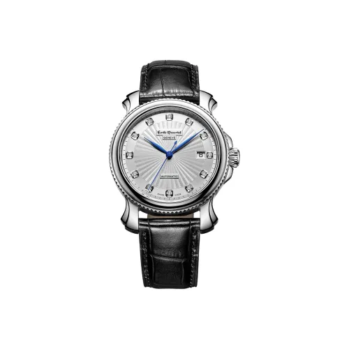 EMILE CHOURIET Автоматический Механический Механизм Мужские Часы Wings Of Time Series 39,5 мм Серебряные