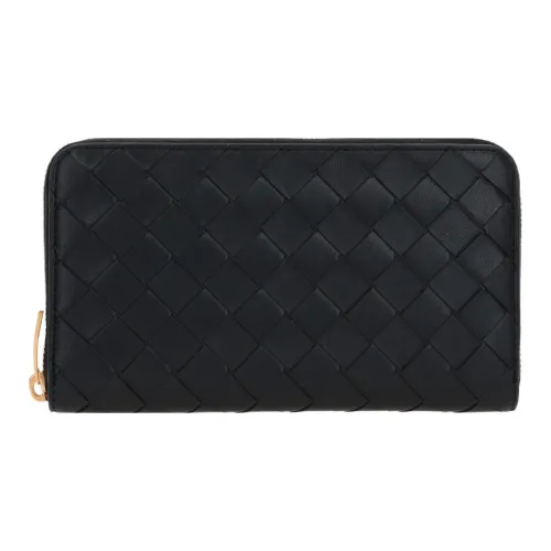 Bottega Veneta Lambskin Wallet Women's Black