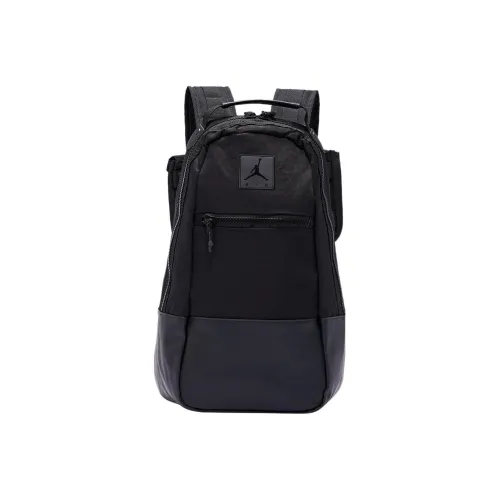 Jordan Polyester Backpack Standard Unisex Black Джордан Полиэстер Рюкзак Стандартный Унисекс Черный