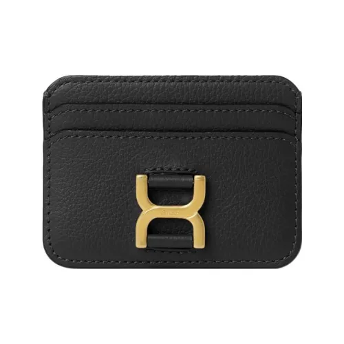 Chloe Marcie с рельефной текстурой телячья кожа держатель для карт женский черный