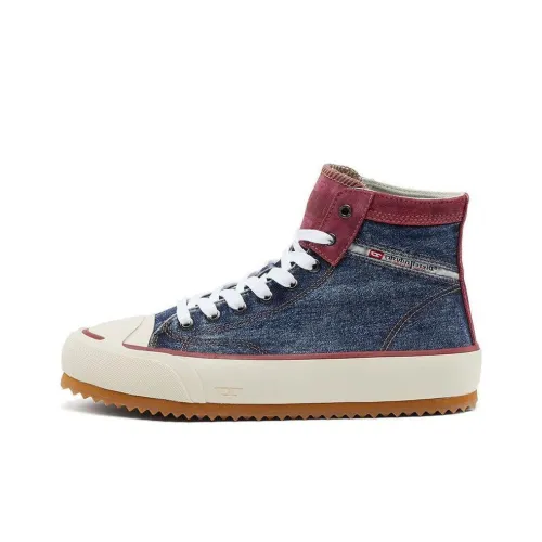 DIESEL High-Top Canvas Shoes Men's